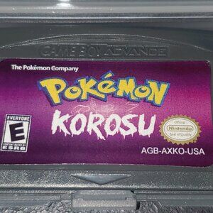 Pokemon Korosu GBA ROM Hack Game Gameboy Advance